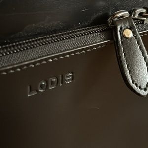 Lodis leather backpack